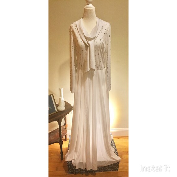 SALE! Vintage Nat Kaplan Couture Dress / Gown Boho