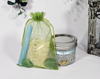 Abundance Ostara Ritual Jar Kit, Ostara Spellwork, Witchy Sabbat Gift.