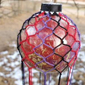 Clearance! ReBirth and Renewal Witchball, glass protection witch ball, spiritual gift for women, for men, witchy gift for friend,