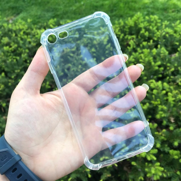 Clear silicone phone case for iPhone 7/8 / SE