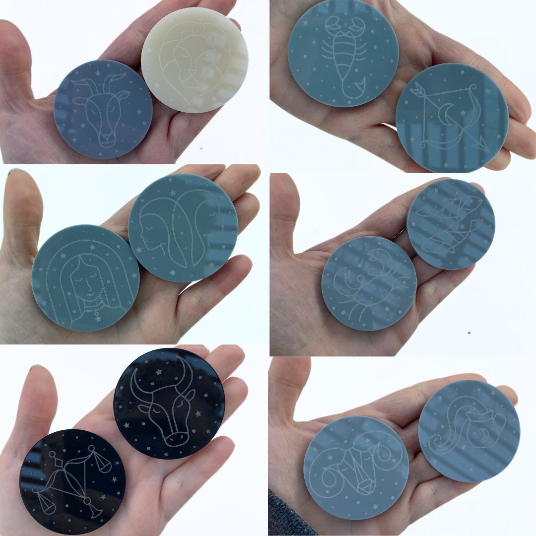 PREORDER Zodiac Silicone Molds Aries Taurus Gemini Etsy