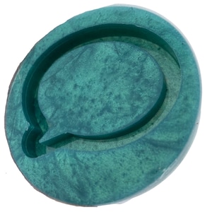 PREORDER speech bubble tray or shaker silicone mold ( i am strong ) mental health mold - loopcoopshop green self care trinket tray resin art