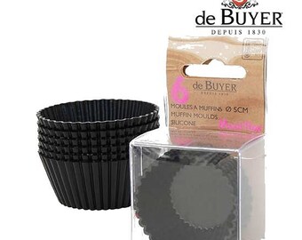 CUP Cakes, Moule silicone, moule, petite taille, De Buyer, bicarbonate, 6 gâteaux individuels, en silicone, professionnel, Moul,