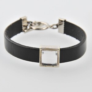 2 BRACELET leather and crystal colors