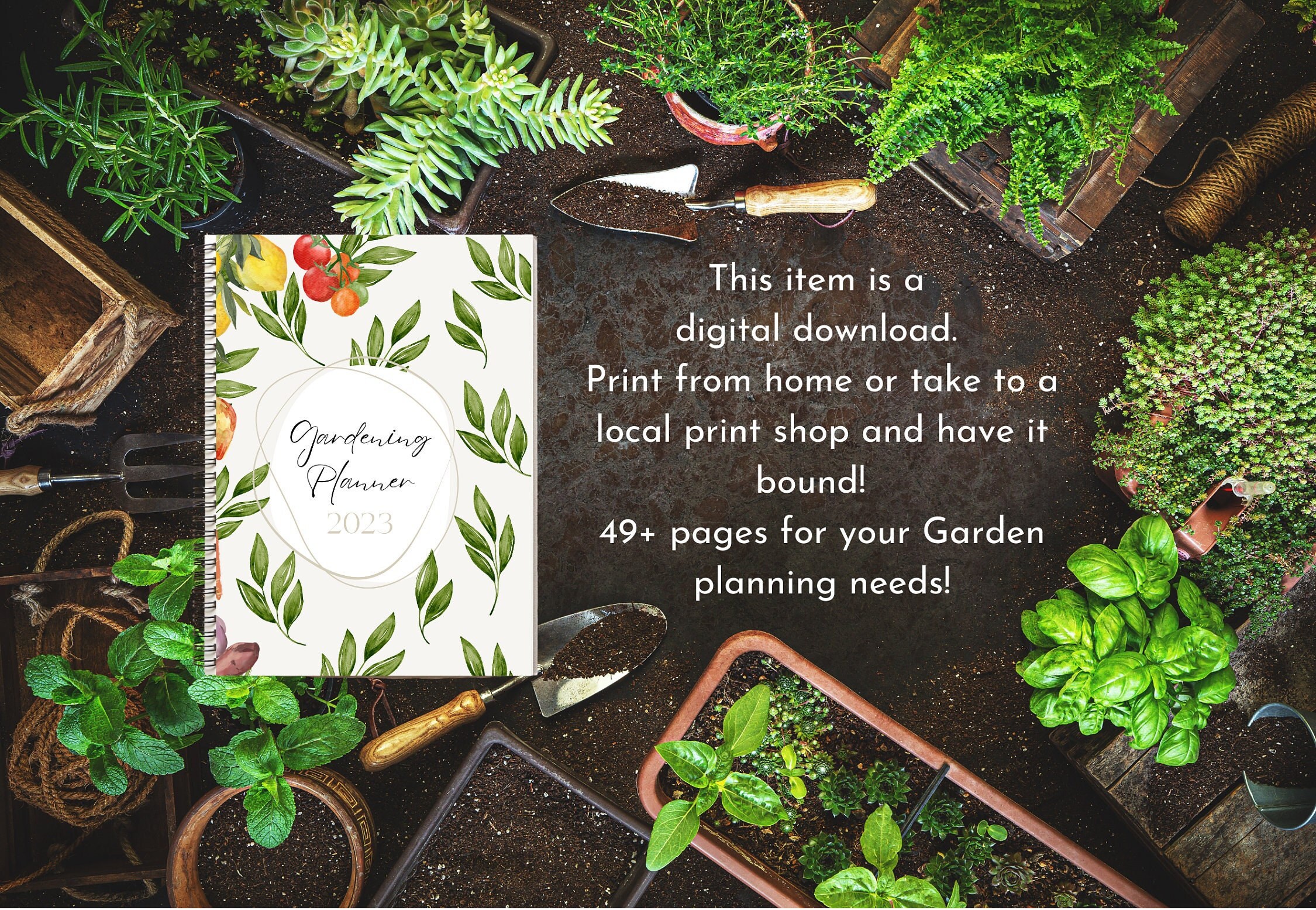 Printable Garden Planner Bundle Seed Inventory Plant Profile Plant