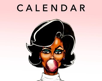 PrettyStock 2018 Wall Calendar