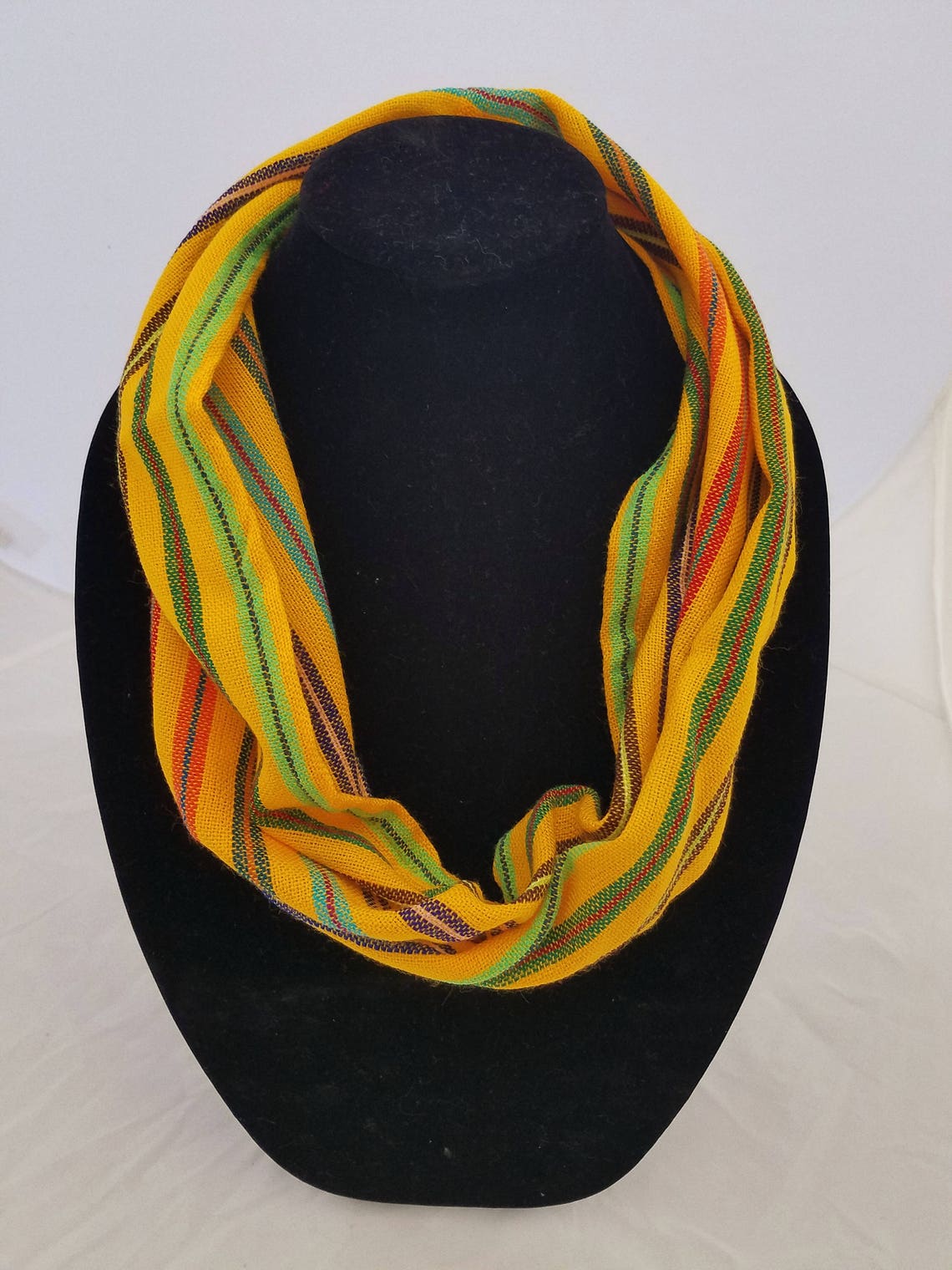 Traditional Mexican Handmade Short Scarf Etsy