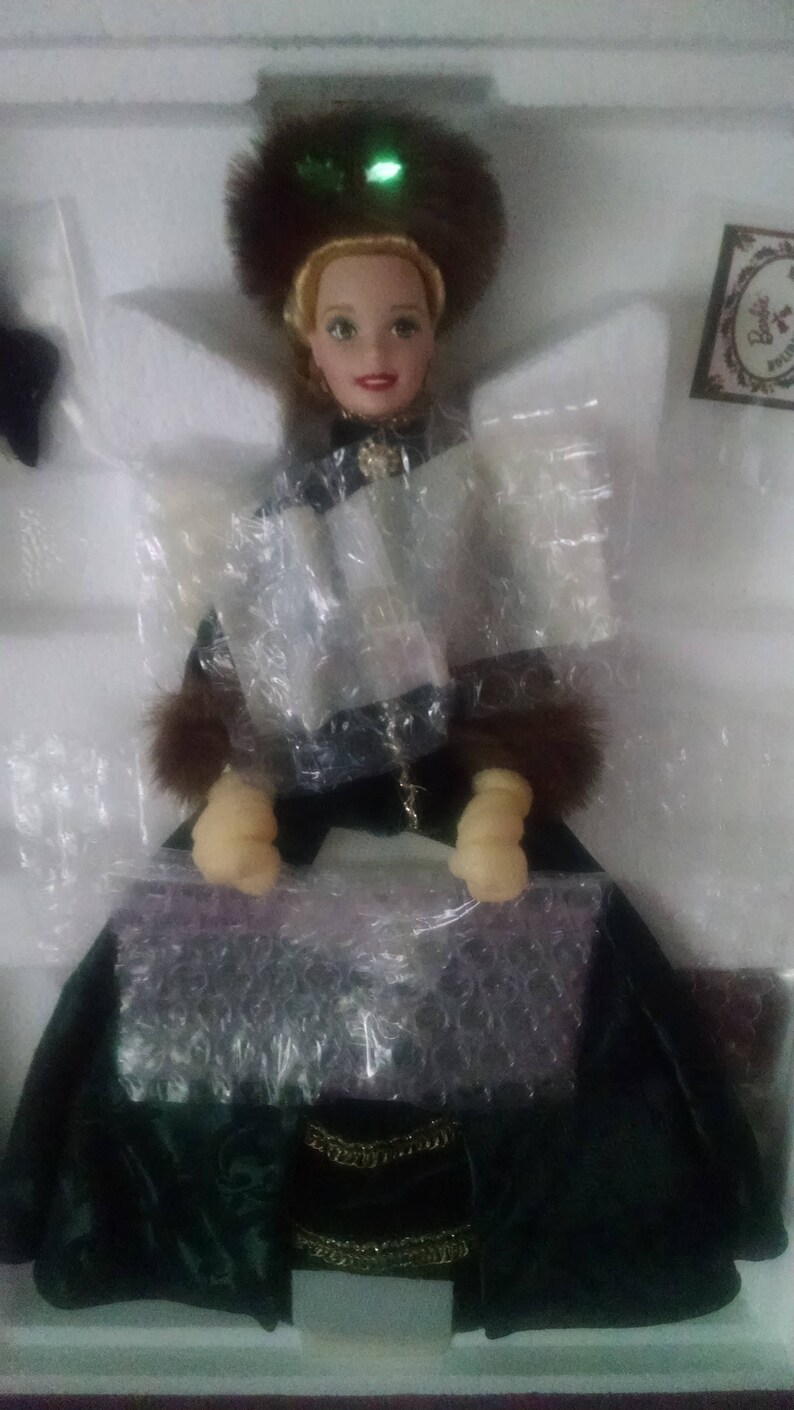 holiday caroler porcelain barbie