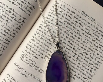 Purple Crystal Necklace