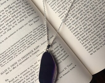 Purple Crystal Necklace
