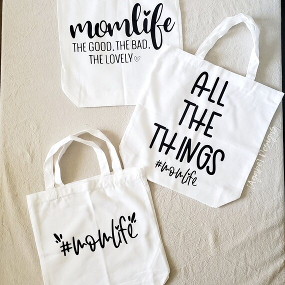 Mom Life Tote Bag Mother s Day Tote Bags All the Things Tote Bag