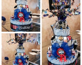 Over the Hill Adult Diaper Cake