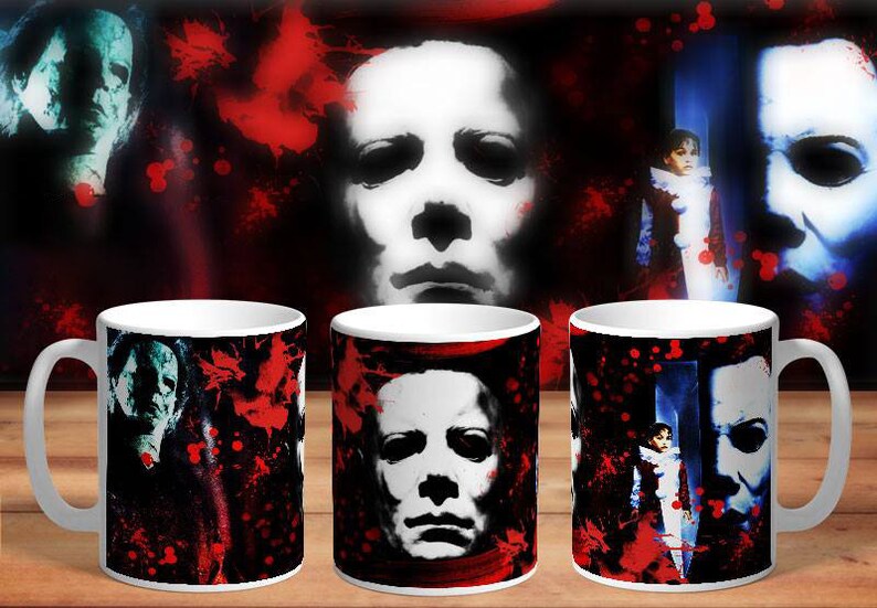 Halloween// Coffee Mug // Michael Myers Etsy