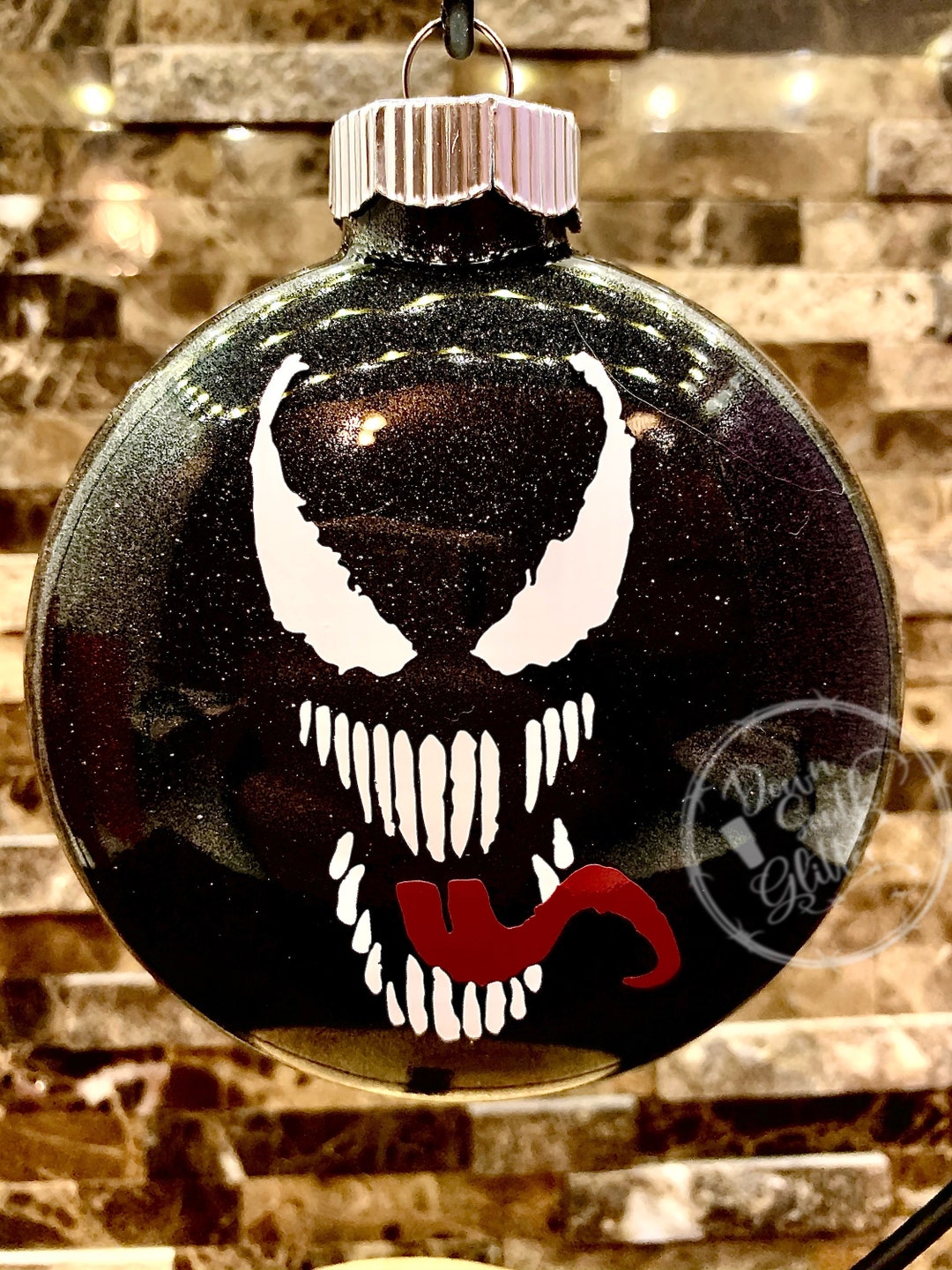 Venom Inspired Christmas Ornament//christmas Ornament//christmas Gift