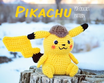 Pikachu Amigurumi Crochet Pattern