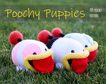 Poochy Puppies Amigurumi Crochet Pattern