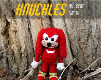 Knuckles Amigurumi Crochet Pattern