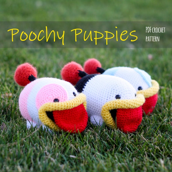 Poochy Puppies Amigurumi Crochet Pattern