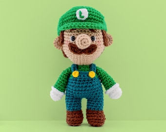 Luigi Amigurumi Crochet Pattern