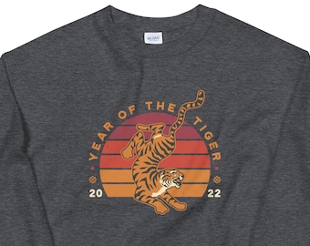 Chinese New Year, Year of the Tiger, Tiger Shirt, New Year, Chinese New Year 2022, Tiger Sweatshirt