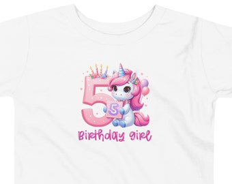 Unicorn, Unicorn Birthday, Horse Birthday, 5th Birthday, Fifth Birthday, Girl Birthday, Birthday Shirt