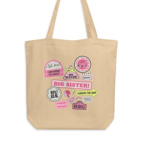 Big Sister, Big Sister Gift, Big Sister Tote, New Baby, New Sibling, Sibling Gift, Sister Gift