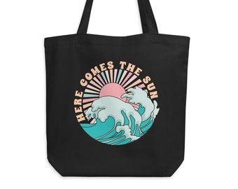 Here Comes the Sun, Summer, Beach Bag, Beach Tote, Waves, Beach, Vacation, Beach Life, Beach Trip