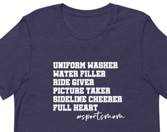 Sport Mutter, Fußball Mutter, Basketball Mutter, Baseball Mutter, Fußball Mutter, Mutter Geschenk, Mutter Shirt, größter Fan, Hockey Mutter, Muttertagsgeschenk