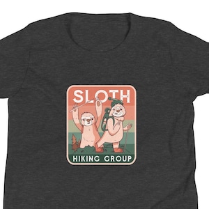 Sloth Hiking Club, Hiking, Kids Hiking Shirt, Kids Adventure, Kids Hiking, Camping, Camping Shirt