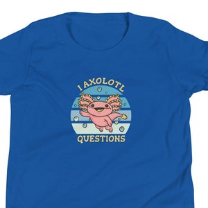 Axolotl, I Axolotl Fragen, Schulshirt, Back to School, süßes Axolotl
