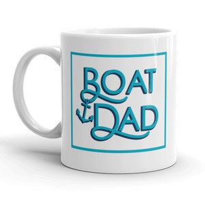 Dad Gift, Dad Christmas, Lake Gift, Boat Dad, Father&#39;s Day Gift, Lake Life, Captain Dad, Boats, Lake House, Coffee and Lake, Lake Time