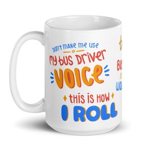 Schoolbus, schoolbuschauffeur, buschauffeur cadeau, dit is hoe ik rol, school, grote gele bus, gele bus, bus
