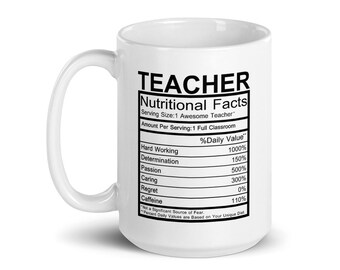 Professor Mug Professor Nutrition Facts Professor Appreciation Gifts 15 oz Coffee Mug Tea Cup White Professor Mug Professor Nutrition Facts Professor Appreciation Gifts 15 oz Coffee Mug Tea Cup White