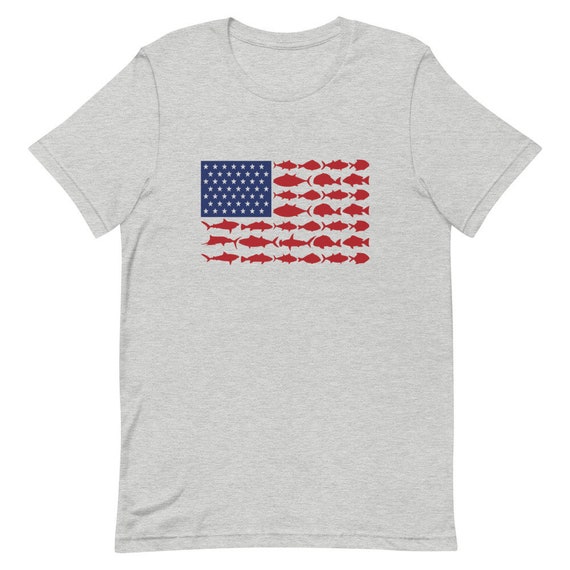 Dad Gift, Brother Gift, Father in Law Gift, Father's Day, Fishing, Fishing Shirt, American Flag, America, American Flag Fish