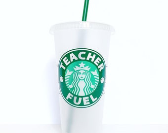 Teacher Starbucks Cup, Teacher Gift Customized, Reusable Starbucks Venti Cup, Teacher appreciation, Teacher Christmas, Teacher Valentine