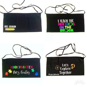 Teacher Gift Teacher Appreciation Teacher Apron Teacher - Etsy