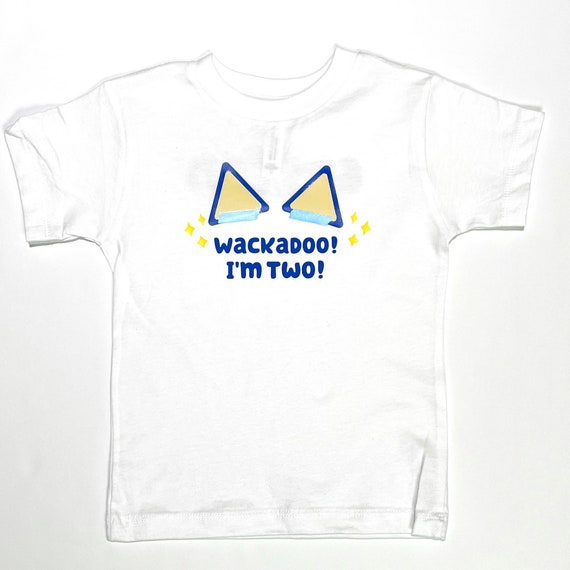 Wackadoo I'm Two Birthday Shirt, Birthday Shirt, Kids