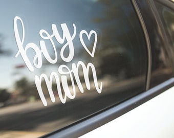 Boy Mom, Mama, Car Decal, Mom Life, Mom Car, Mom Van, Minivan, Mom Gift, Mother's Day, Mom Decal, Mom Sticker