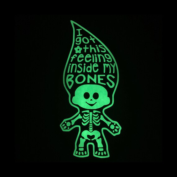 Kids Halloween Shirt, Glow in the Dark Shirt, I Got This Feeling In My Bones, Glow In The Dark, Trolls Shirt
