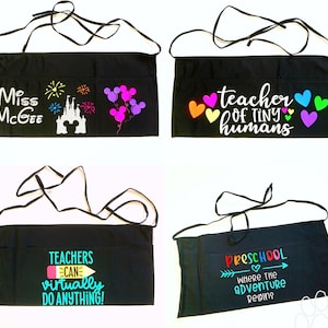 Teacher Gift, Teacher Appreciation, Teacher Apron, Teacher Week, Education Week, Teaching with flair, Classroom Helper, Custom Teacher Gift