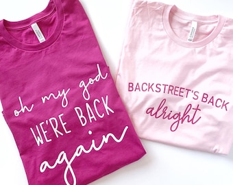 Backstreet Boys, Concert Shirt, BSB, I Want It That Way, Backstreets Back Alright