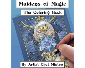 Coloring Book (Printed) - Maidens Of Magic