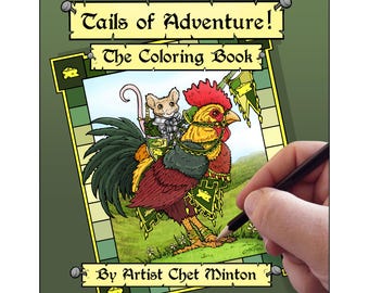 Coloring Book (Printed) - Tails of Adventure