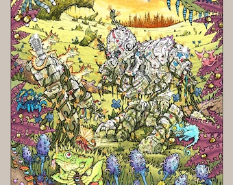 Robot Dreams - 11" x 14" ART PRINT