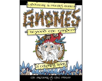 Coloring Book (Printed) - Gnomes, Beyond the Garden