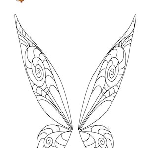 Fairy Wing Template (DIGITAL FILE ONLY)