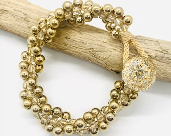 Decadent Details Gold Kumihimo Bracelet Kit/Tutorial