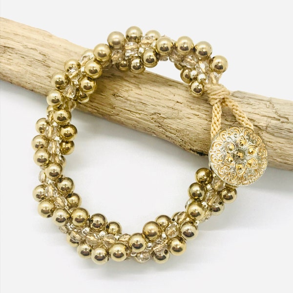 Decadent Details Gold Kumihimo Bracelet Kit/Tutorial