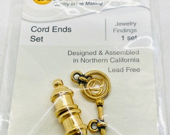 Tierracast 4mm Cord End Set , Perfect for Kumihimo, Leather, Beaded Rope Ending