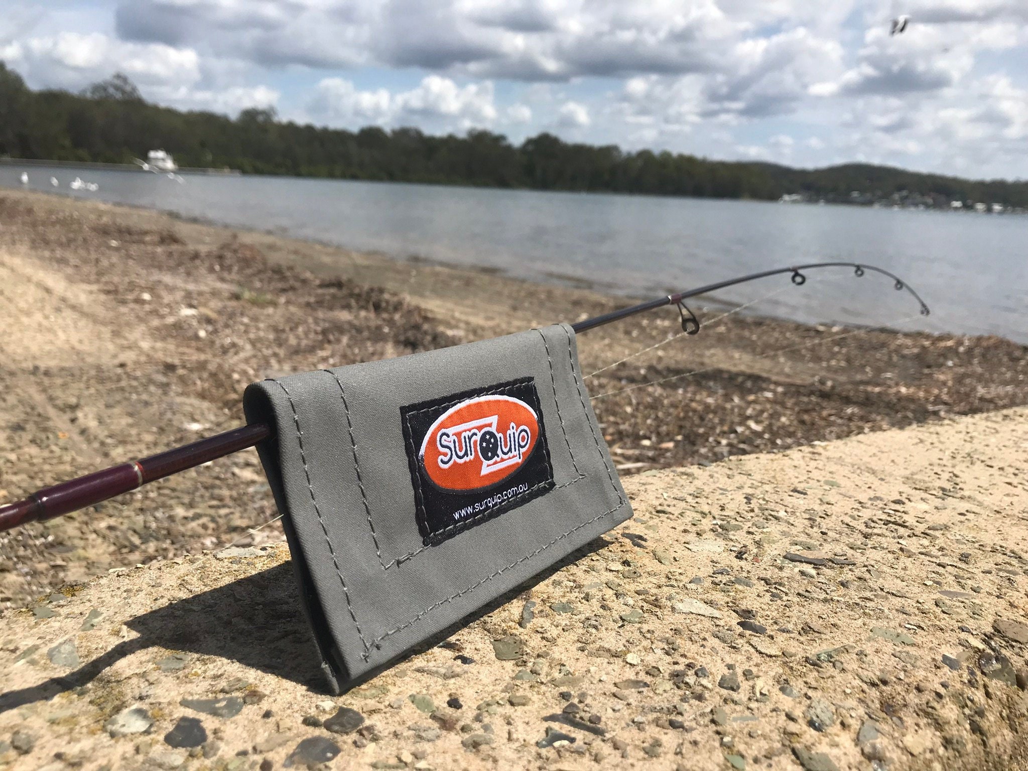 Buy Fishing Lure Cover Wrap X 4 Grey. Handmade With Australian Canvas.  Bream Bass Online in India 